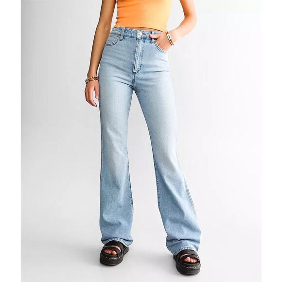 NWT Westward 626 High Rise Boot embroidered sun Jeans - Picture 10 of 12